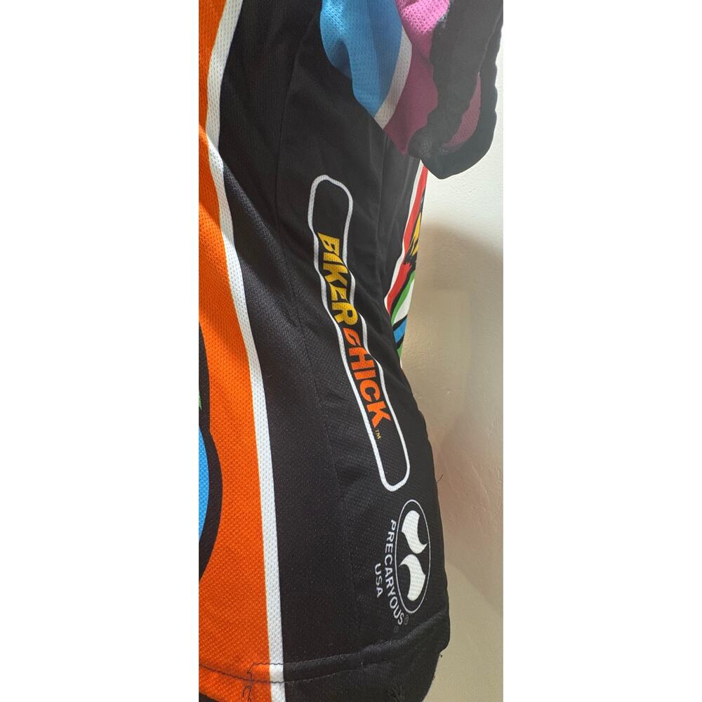 World Jerseys "Hippy Chick" cycling jersey size Medium - Picture 6 of 10
